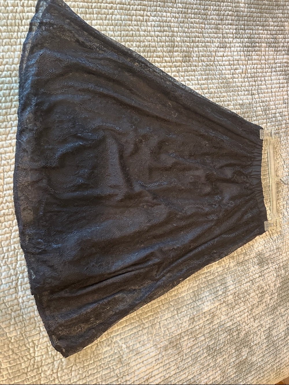 Banana Republic Black Lace A-Line Skirt